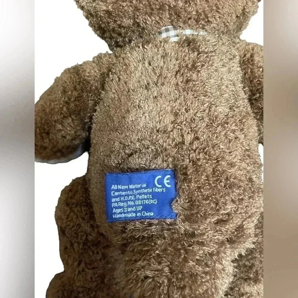 March of Dimes Bean Bag for Babies Vintage 2003 Brown Teddy Bear Plush - Picture 4 of 12
